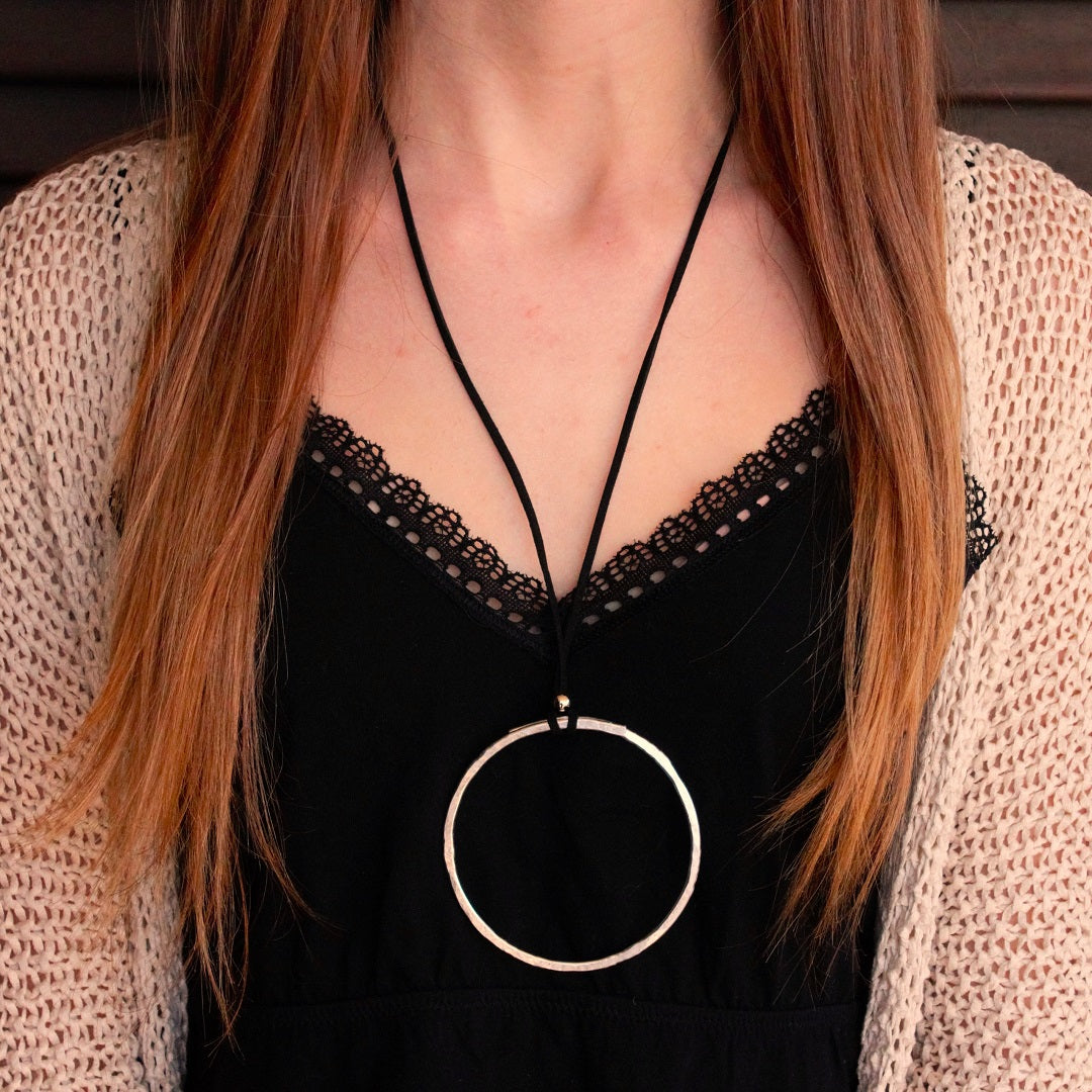 Collana in alluminio Cerchio