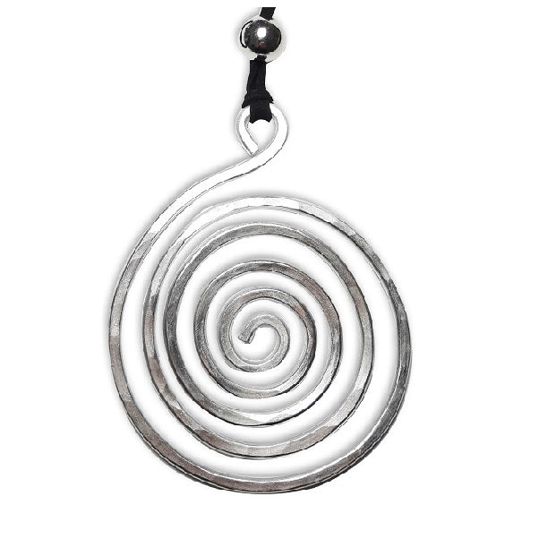 Collana in alluminio Spirale Tonda